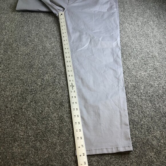 U-510 Under 5 10 Pants Mens 36x28 Gray Chino Flat Front Stretch Comfort Casual - Picture 8 of 12